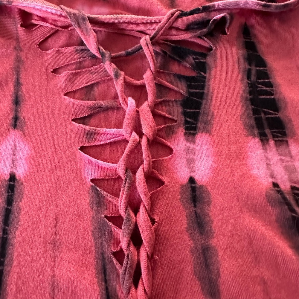The collection Royal NWT pins tie-dyed long sleeve Dress. Size S/M - Picture 8 of 8